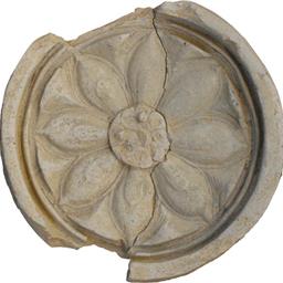 素文縁単弁八葉蓮華文軒丸瓦