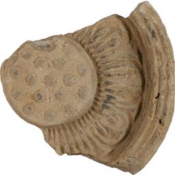 重圈文線鋸歯文縁複弁八葉蓮華文軒丸瓦