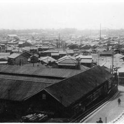 駿河台キャンパスから見た神保町方面