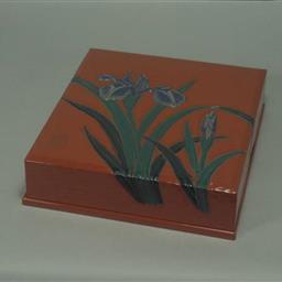 高岡漆器 彫刻塗 色紙箱