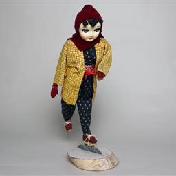 郷土人形　スケート