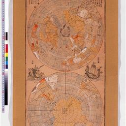 世界萬國地球圖