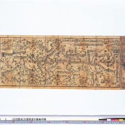 出羽奥州 大増補道中獨案内圖